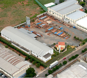 Vista aérea Gaiotto Esquadrias de Madeira